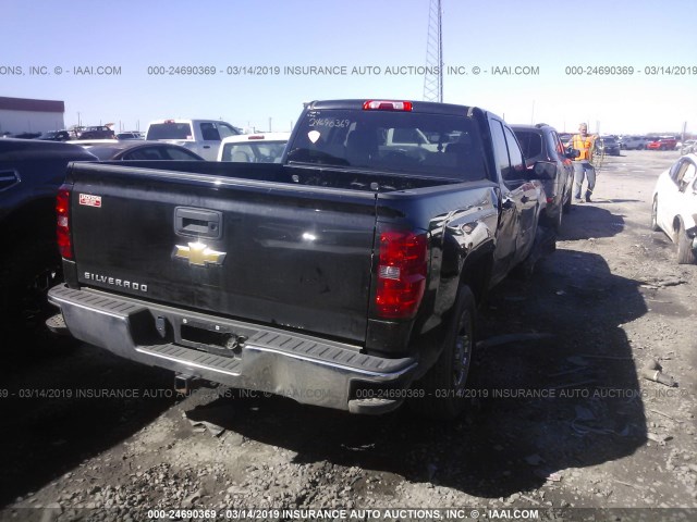 1GCRCPEH0EZ332187 - 2014 CHEVROLET SILVERADO C1500 BLACK photo 4