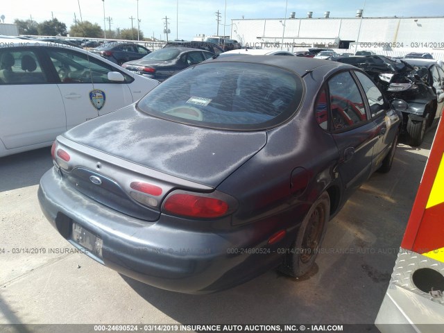 1FAFP52U8WA221728 - 1998 FORD TAURUS LX/SE Dark Blue photo 4