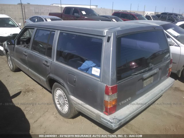 YV1FW8719N2361626 - 1992 VOLVO 740 GRAY photo 3