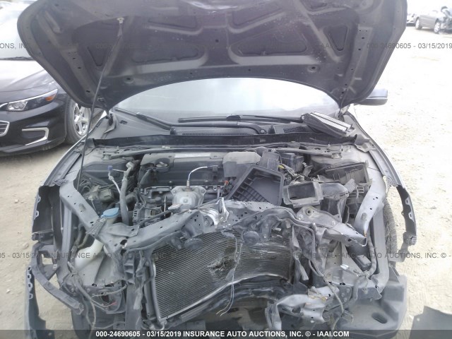 1HGCR2F87DA053405 - 2013 HONDA ACCORD GRAY photo 10