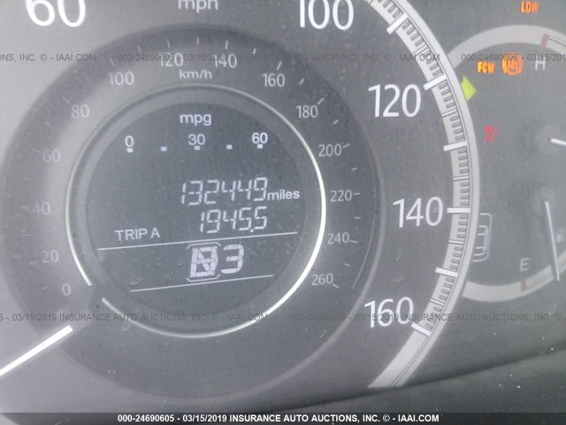 1HGCR2F87DA053405 - 2013 HONDA ACCORD GRAY photo 7