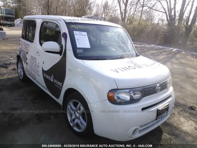 JN8AZ28R99T105497 - 2009 NISSAN CUBE S/SL WHITE photo 1