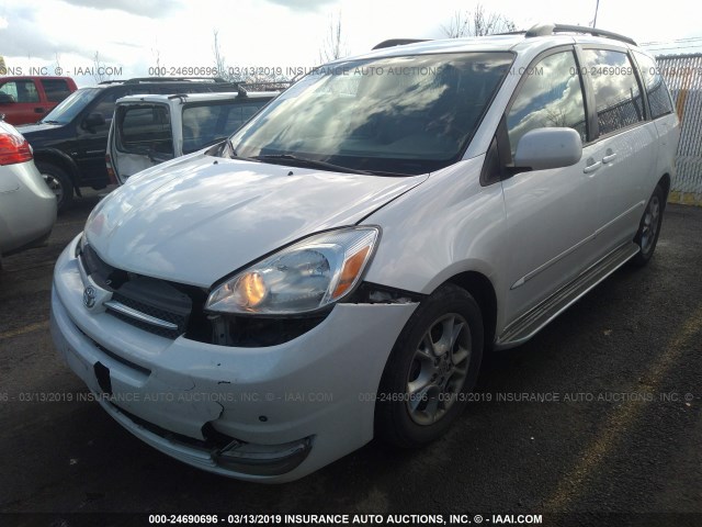 5TDZA22C14S184035 - 2004 TOYOTA SIENNA XLE/XLE LIMITED WHITE photo 2