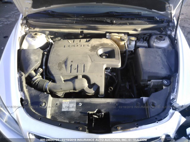 1G1ZC5EU1BF329032 - 2011 CHEVROLET MALIBU 1LT 银色 照片 10