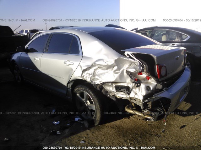 1G1ZC5EU1BF329032 - 2011 CHEVROLET MALIBU 1LT 银色 照片 3