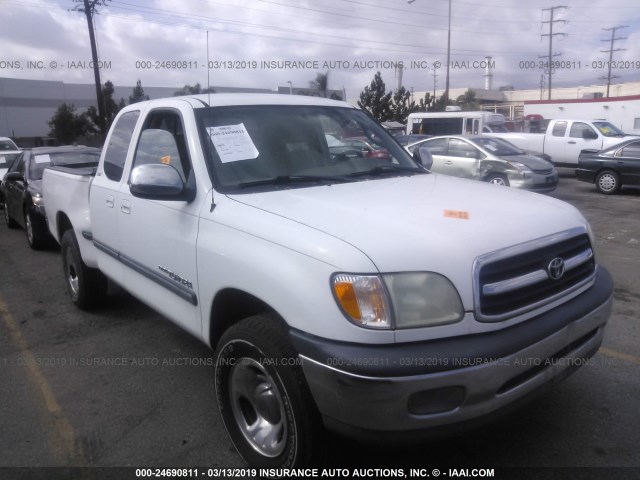 5TBRN34121S165052 - 2001 TOYOTA TUNDRA ACCESS CAB SR5 WHITE photo 1