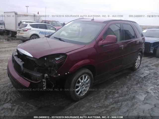 3G5DB03L86S512471 - 2006 BUICK RENDEZVOUS CX/CXL RED photo 2