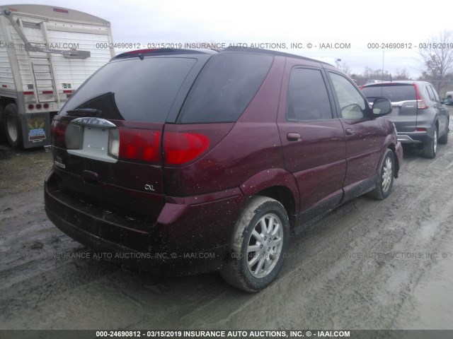 3G5DB03L86S512471 - 2006 BUICK RENDEZVOUS CX/CXL RED photo 4