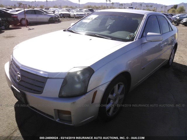 1G6DP567350106080 - 2005 CADILLAC CTS HI FEATURE V6 SILVER photo 2