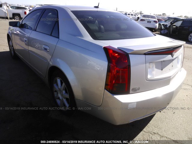 1G6DP567350106080 - 2005 CADILLAC CTS HI FEATURE V6 SILVER photo 3