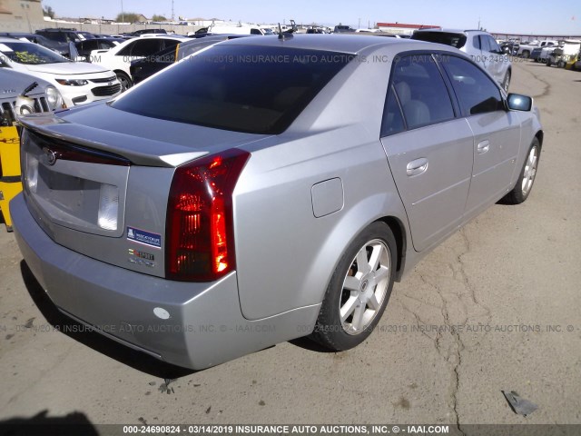 1G6DP567350106080 - 2005 CADILLAC CTS HI FEATURE V6 SILVER photo 4