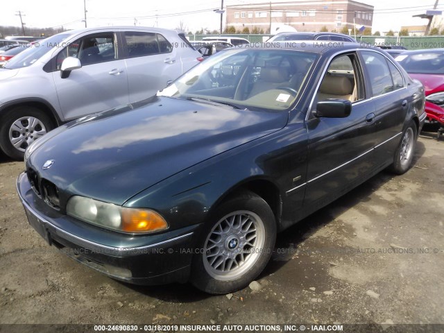 WBADM6339XBY23570 - 1999 BMW 528 I AUTOMATIC GREEN photo 2