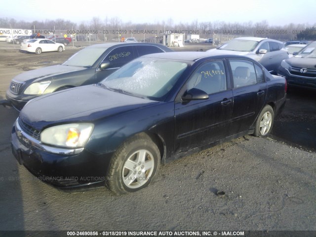 1G1ZT52835F339945 - 2005 CHEVROLET MALIBU LS 蓝色 照片 2