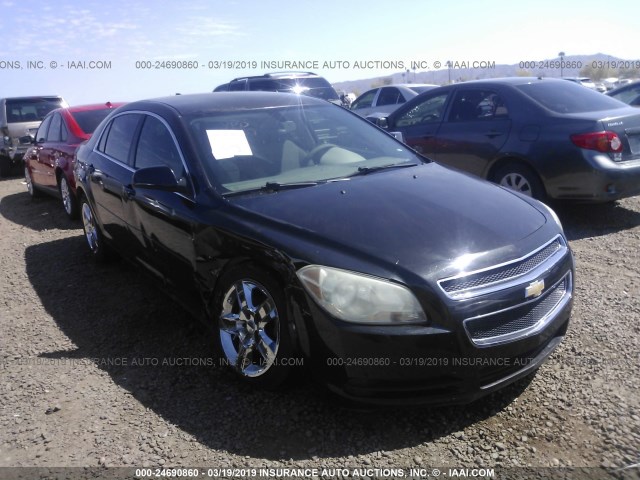 1G1ZB5E00CF184275 - 2012 CHEVROLET MALIBU LS BLACK photo 1