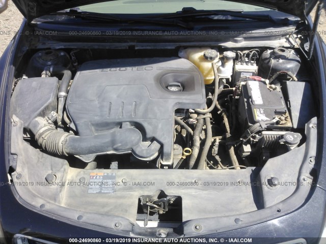 1G1ZB5E00CF184275 - 2012 CHEVROLET MALIBU LS BLACK photo 10