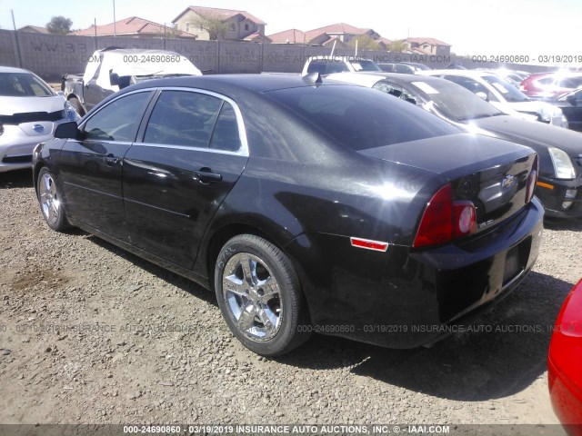 1G1ZB5E00CF184275 - 2012 CHEVROLET MALIBU LS BLACK photo 3