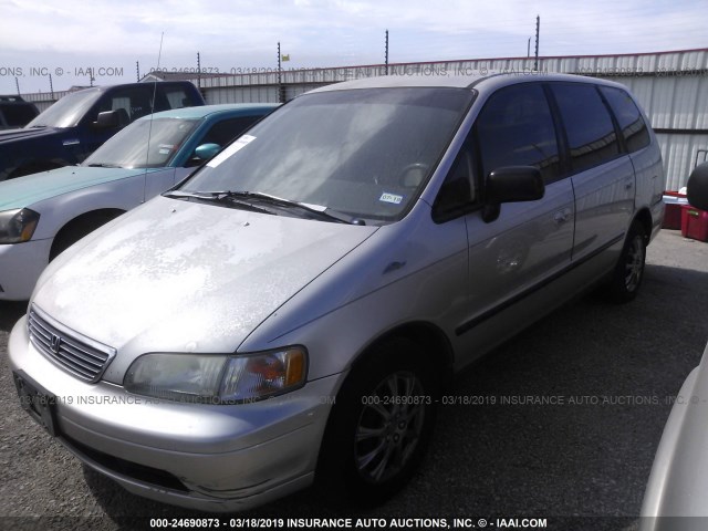 JHMRA1864VC014667 - 1997 HONDA ODYSSEY LX SILVER photo 2