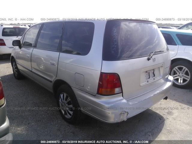 JHMRA1864VC014667 - 1997 HONDA ODYSSEY LX SILVER photo 3