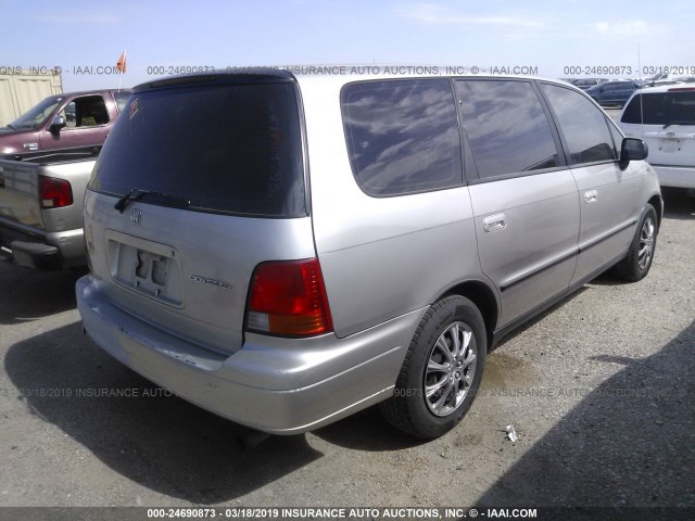 JHMRA1864VC014667 - 1997 HONDA ODYSSEY LX SILVER photo 4