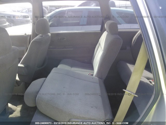 JHMRA1864VC014667 - 1997 HONDA ODYSSEY LX SILVER photo 8