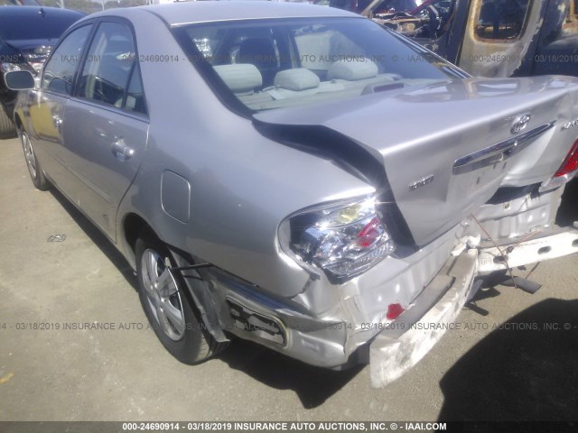 4T1BE32K45U944275 - 2005 TOYOTA CAMRY LE/XLE/SE SILVER photo 6