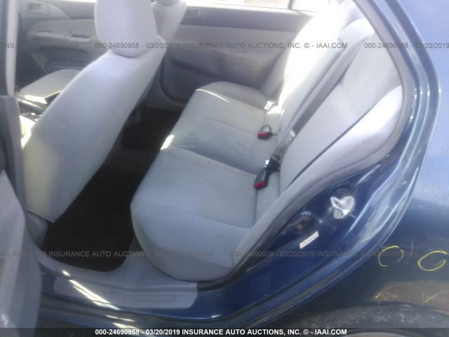 JA3AJ26E16U004686 - 2006 MITSUBISHI LANCER ES BLUE photo 8