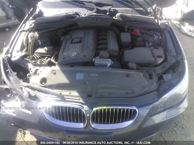 WBANV1C50AC157593 - 2010 BMW 528 XI BLUE photo 10