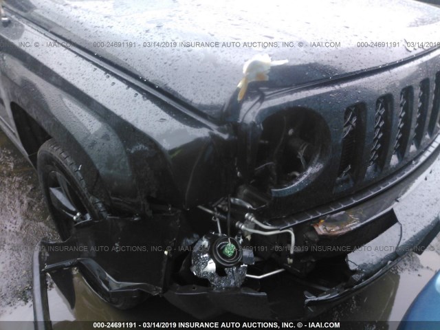 1C4NJPFB6CD698647 - 2012 JEEP PATRIOT LATITUDE BLACK photo 6