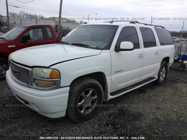 1GKFK66U64J270274 - 2004 GMC YUKON XL DENALI WHITE photo 2