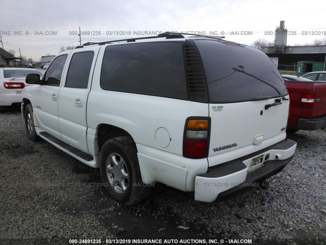 1GKFK66U64J270274 - 2004 GMC YUKON XL DENALI WHITE photo 3