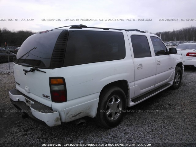 1GKFK66U64J270274 - 2004 GMC YUKON XL DENALI WHITE photo 4