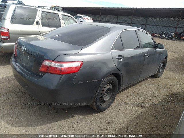 4T1BE46K17U075539 - 2007 TOYOTA CAMRY NEW GENERATION CE/LE/XLE/SE GRAY photo 4