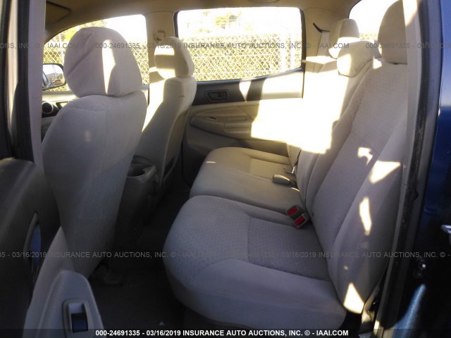 5TEJU62N97Z391096 - 2007 TOYOTA TACOMA DOUBLE CAB PRERUNNER Dark Blue photo 8