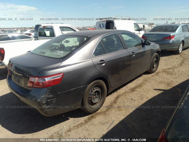 4T1BE46K67U547881 - 2007 TOYOTA CAMRY NEW GENERAT CE/LE/XLE/SE GRAY photo 4