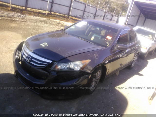 1HGCP3F85BA006558 - 2011 HONDA ACCORD EXL GRAY photo 2