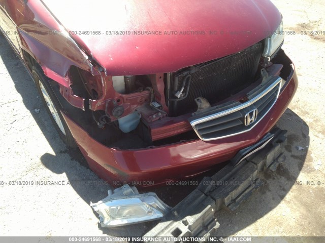 5FNRL18012B025213 - 2002 HONDA ODYSSEY EXL RED photo 6