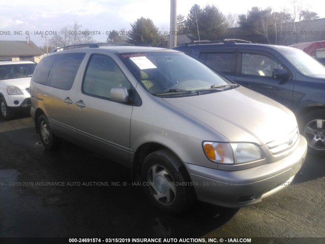 4T3ZF13C13U526638 - 2003 TOYOTA SIENNA LE/XLE GOLD photo 1