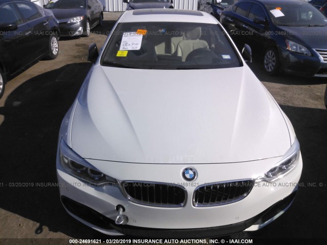 WBA3N3C56EK231789 - 2014 BMW 428 I WHITE photo 6