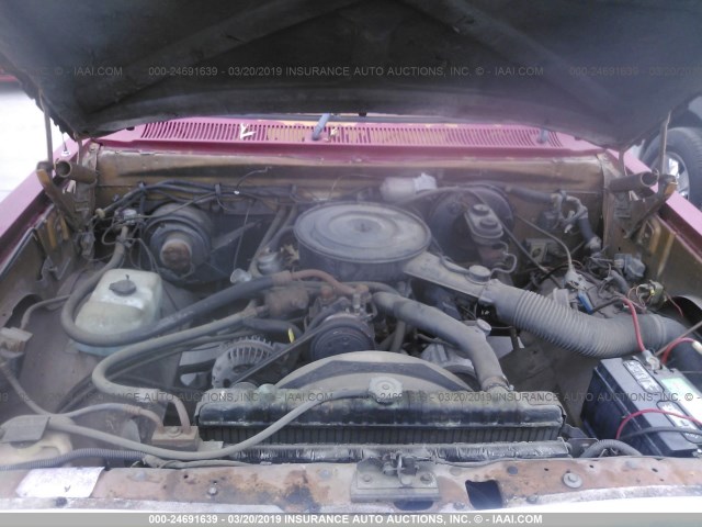 1B7GD14T1FS521562 - 1985 DODGE D-SERIES D100/D150 წითელი ფოტო 10