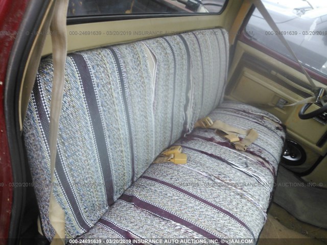 1B7GD14T1FS521562 - 1985 DODGE D-SERIES D100/D150 წითელი ფოტო 8