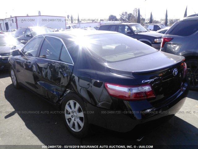 4T1BK46K19U079229 - 2009 TOYOTA CAMRY SE/LE/XLE BLACK photo 3