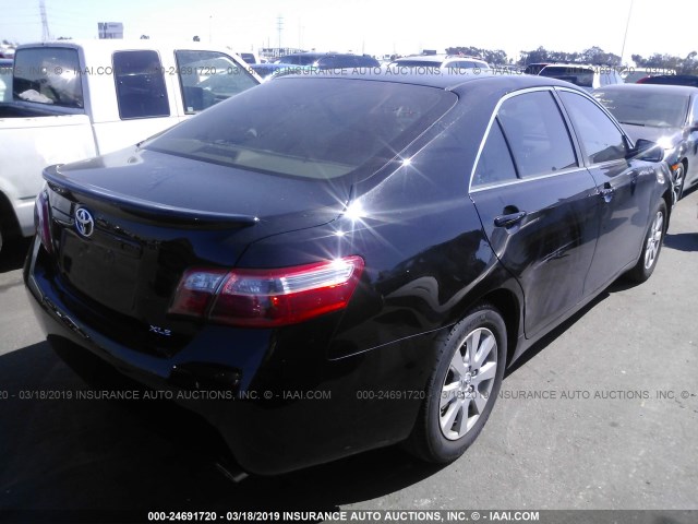 4T1BK46K19U079229 - 2009 TOYOTA CAMRY SE/LE/XLE BLACK photo 4