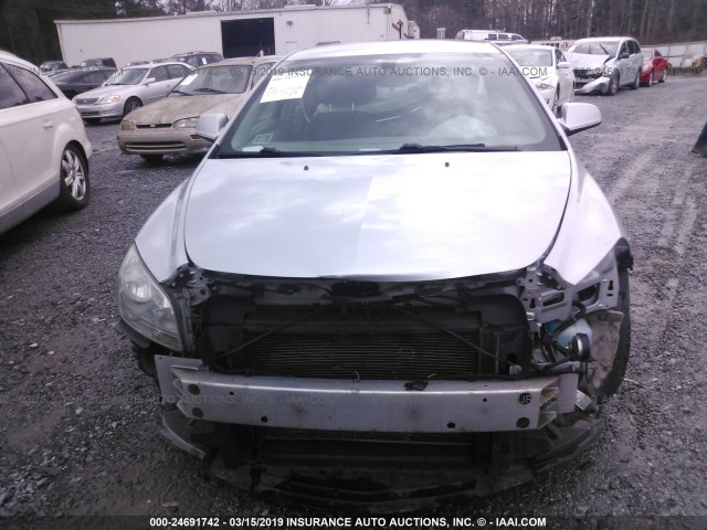 1G1ZC5E13BF220058 - 2011 CHEVROLET MALIBU 1LT SILVER photo 6
