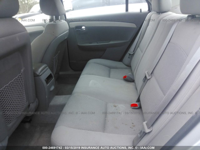 1G1ZC5E13BF220058 - 2011 CHEVROLET MALIBU 1LT SILVER photo 8