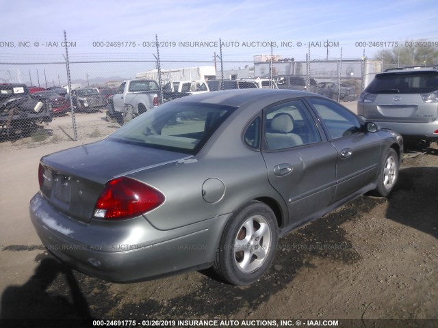 1FAFP55293A201929 - 2003 FORD TAURUS SES TURQUOISE photo 4