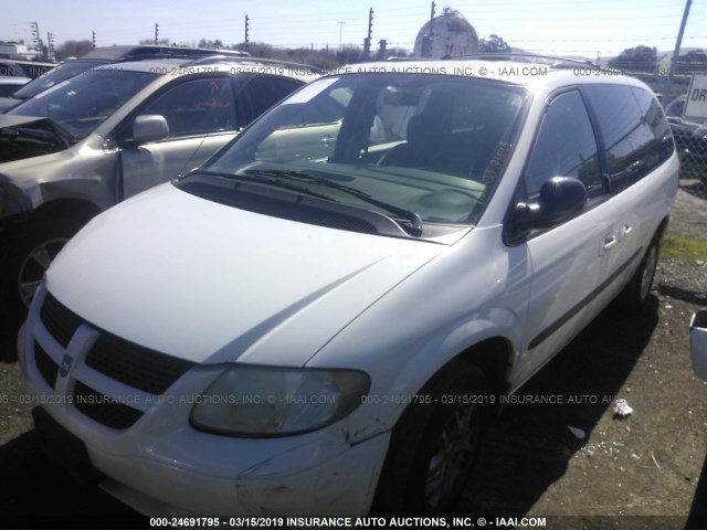 2D4GP44323R216354 - 2003 DODGE GRAND CARAVAN SPORT WHITE photo 2