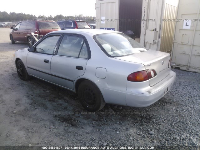 1NXBR12E6YZ370995 - 2000 TOYOTA COROLLA VE/CE/LE 银色 照片 3