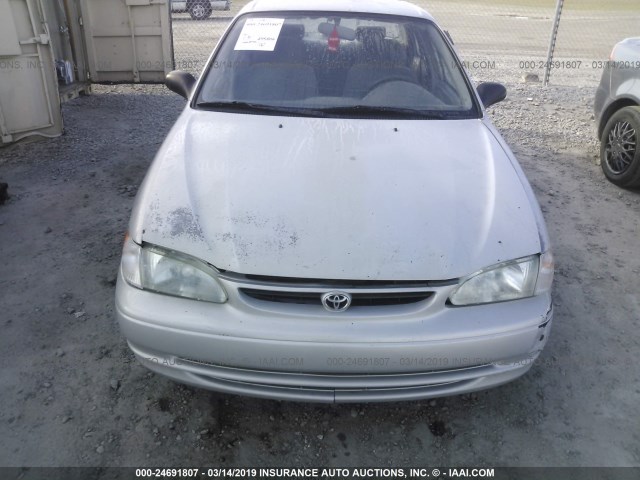 1NXBR12E6YZ370995 - 2000 TOYOTA COROLLA VE/CE/LE SILVER photo 6