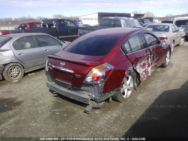 1N4BL21EX8N400853 - 2008 NISSAN ALTIMA 3.5SE/3.5SL MAROON photo 4