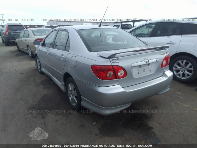 1NXBR32EX7Z792696 - 2007 TOYOTA COROLLA CE/LE/S SILVER photo 3